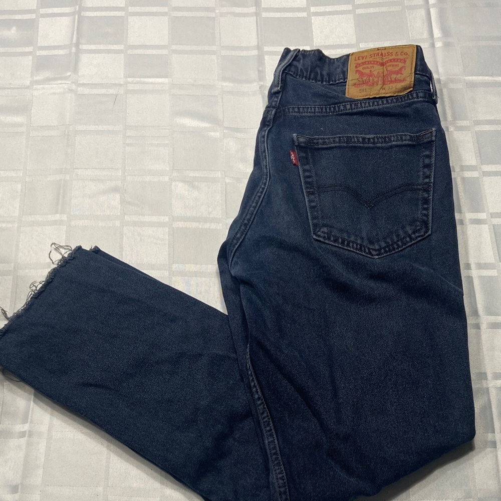 Levi's 511 Slim Fit jeans mens dark wash denim